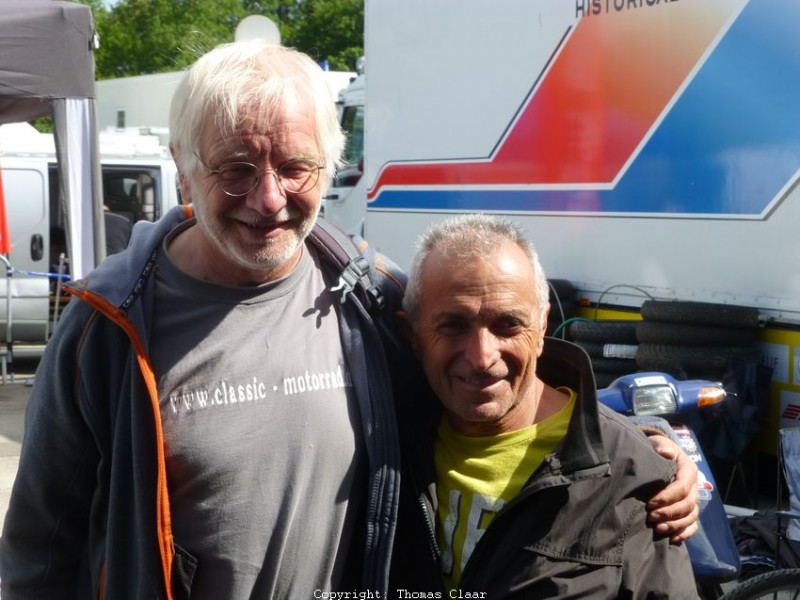 Coupes Moto Légende 2015
Peter F. - Ex-Weltmeister Pier Paolo Bianchi
