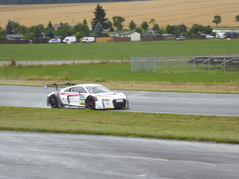 Audi R8 LMC mit Mikaela Ahlens-Kottulinsky
