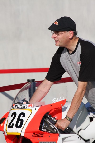 200 Miglia di Imola Revival 2011
Matthias Farwick mit der Yamaha OW81 von Günther Knuppertz
