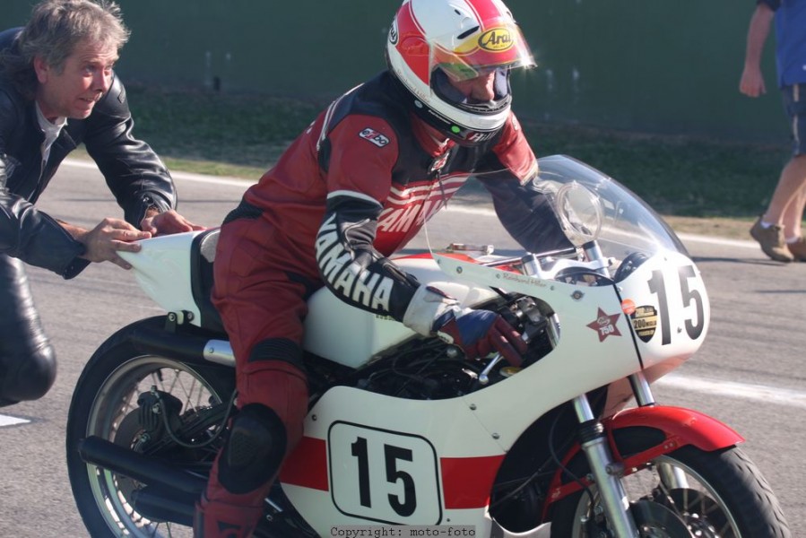 200 Miglia di Imola Revival 2011 
Reinhard Hiller, Yamaha TZ750

