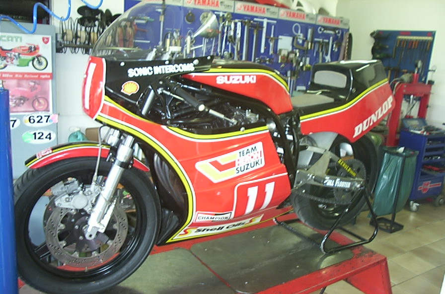 XR69S -1981, ex Graeme Crosby
Graeme Crosby war mit diesem Motorrad sehr erfolgreich, er wurde mit ihr TT-Formel 1 - Weltmeister.
