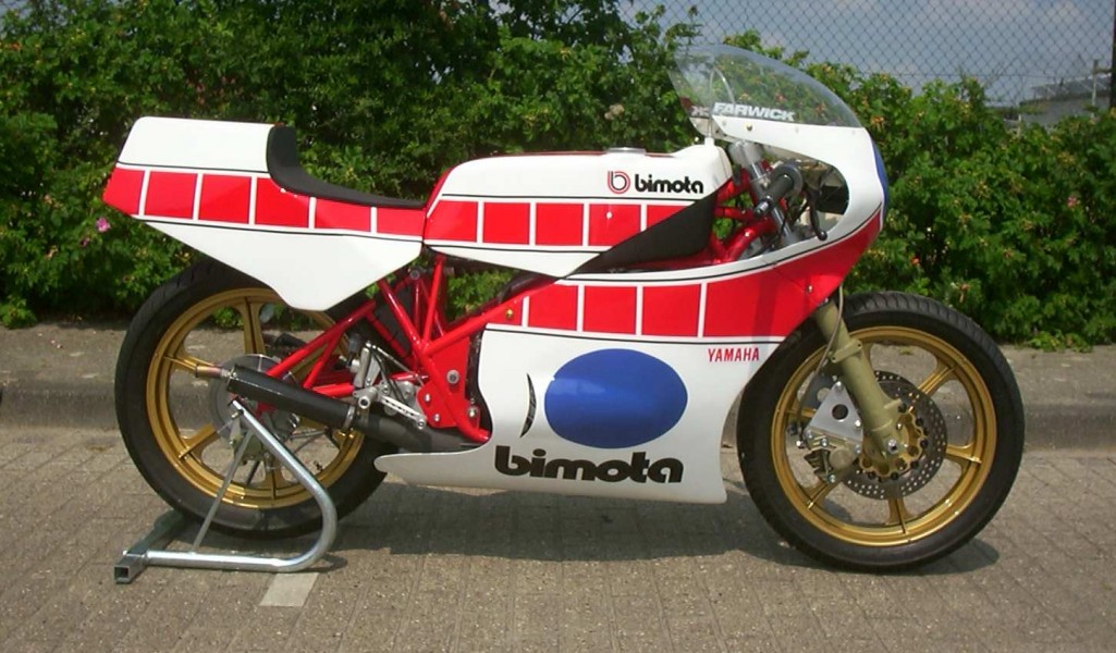 Bimota YB3
Sie wurde 1980 von Roland Freymond und 1981-82 von Wolfgang von Muralt gefahren. 
Letztes Rennen WM Hockenheim 1982 4.Platz.
Letzter 350ccm Grand Prix der Geschichte.
Schlüsselwörter: Farwick