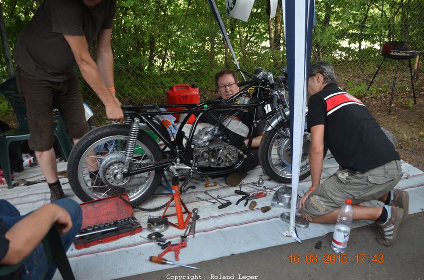 Schottenring GP 2015
Bultaco Yamaha (TSS/TD1C) von Peter Abelmann
