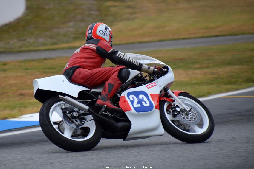 Reinhard Hiller, Harris Yamaha TZ350
