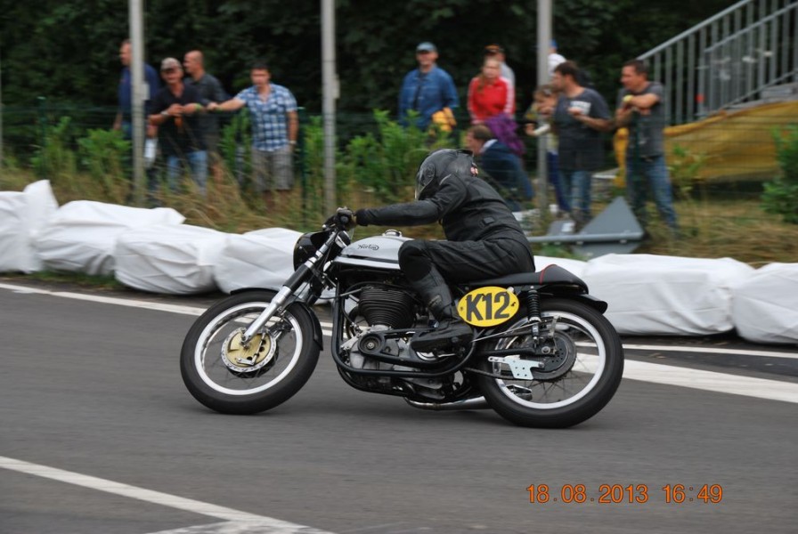 Schottenring Classic Grand-Prix 2013
Rudolf Seydewitz, Norton Manx
