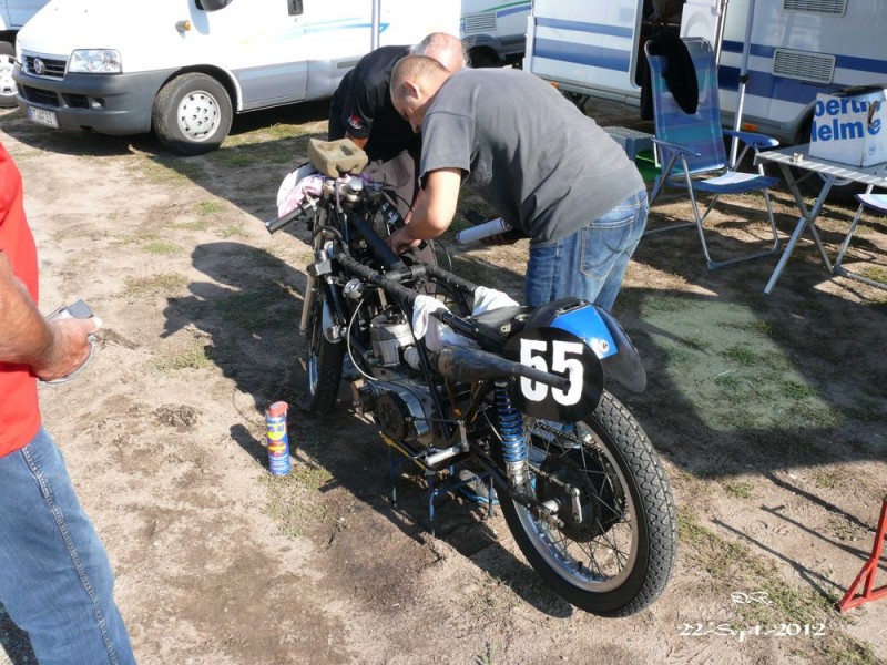 René Kratzat mit seiner 125 ccm TseTse
