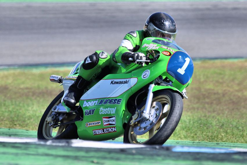 Hockenheim Classics 2017
Toni Mang - Kawasaki KR 350
Copyright: Thomas Haas
