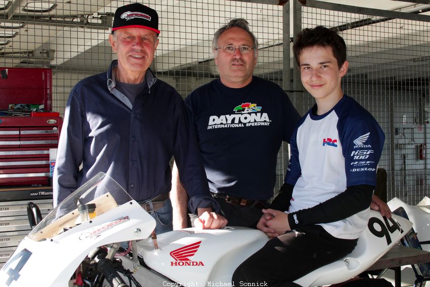 Dirk Hafeneger, Rene Dünki und Luca Hafeneger 

