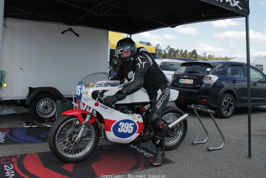 Stefan Horwege auf der Yamaha 350 ccm
