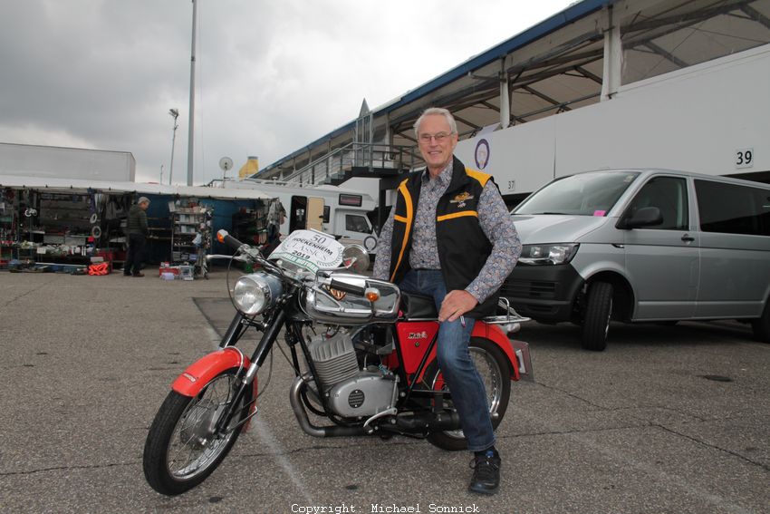 Rolf Hauser, Maico MD125
