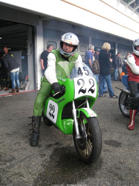 Hockenheim Classics 2014
Jürgen Weiss, Kawasaki H2R (750)

