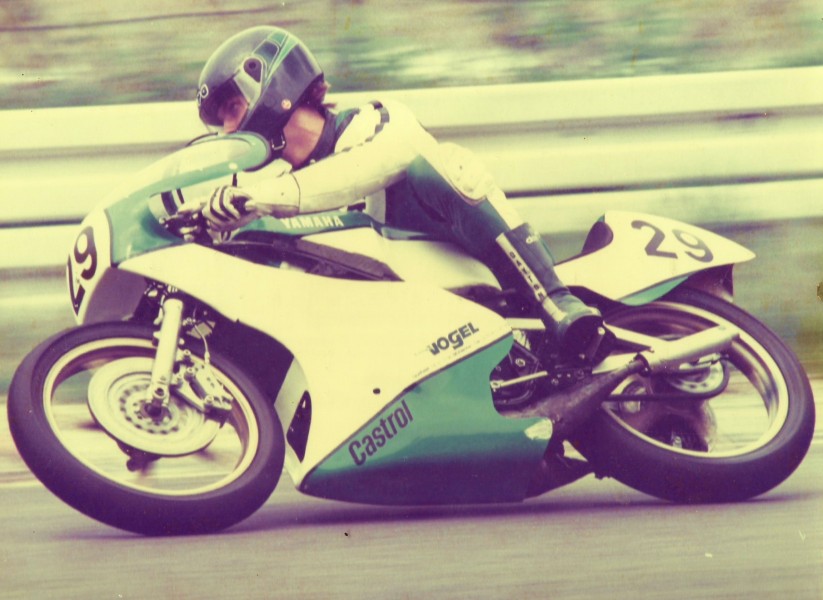 Klaus Feldmeier Hockenheim kleiner Kurs 1985
Yamaha TZ 350 G Hockenheim 1985 
