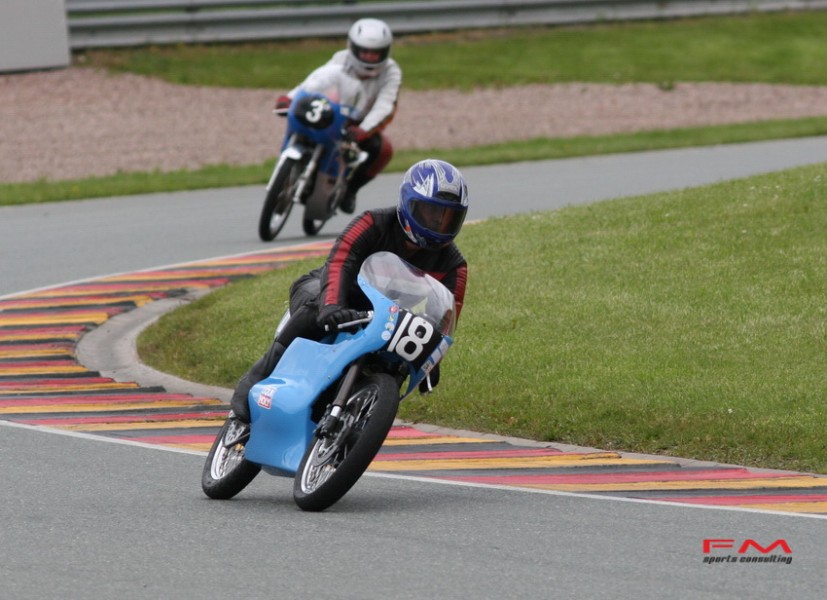 Sachsenring Classic 2014
Ulli Helm  MZ Eigenbau 125
