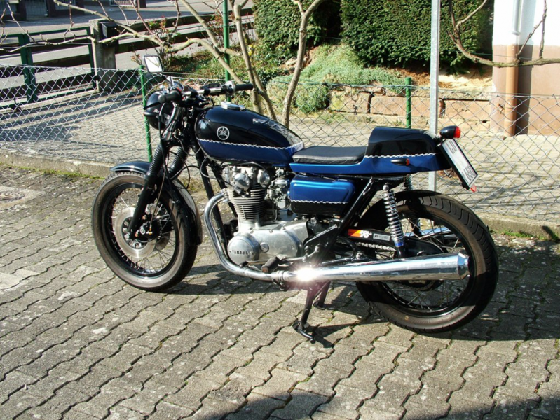 XS650 CAFE RACER
Komplett neu aufgebaute Yamaha XS650 
