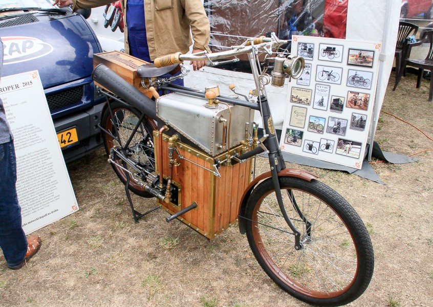 Das ist eine Dampfmaschine
