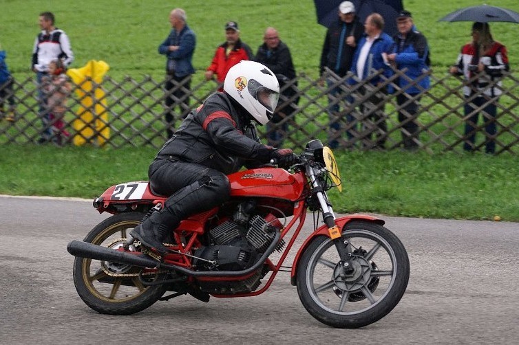Moto Morini 250 VjC S
Ronald Remek in Schwanenstadt 2018

