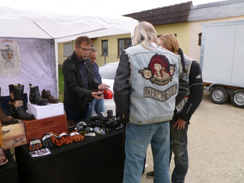 Die Jungs von Motorcyclelist / Volkach waren ständig umlagert
