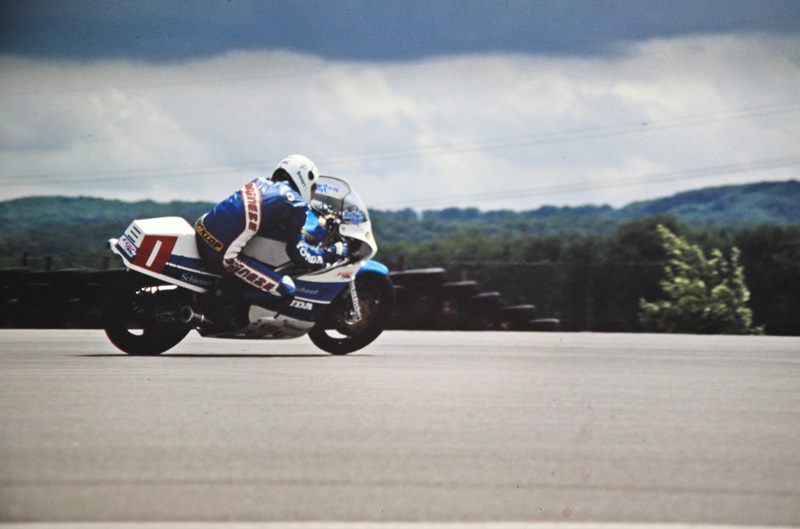 Colmar Berg 1985
Mario Rubatto auf Eckert Honda
