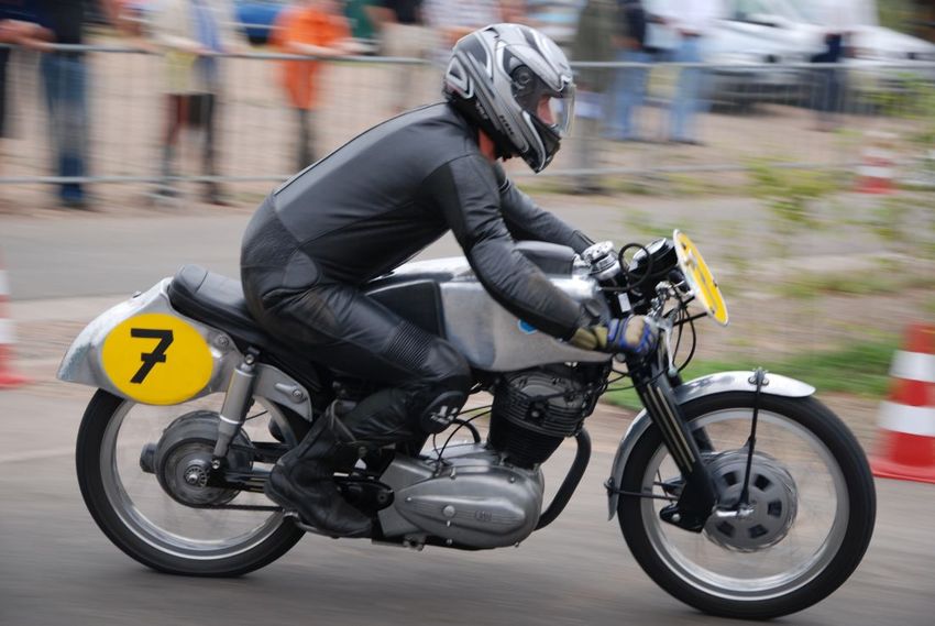 2009 - "60 Jahre Rennstadt St. Wendel"
Rattunde Roland,Idar-Oberstein NSU Sportmax RS 
