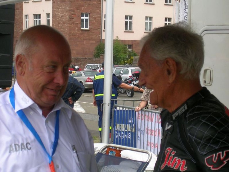 2009 - "60 Jahre Rennstadt St. Wendel"
Max Deubel, Jim Redman
