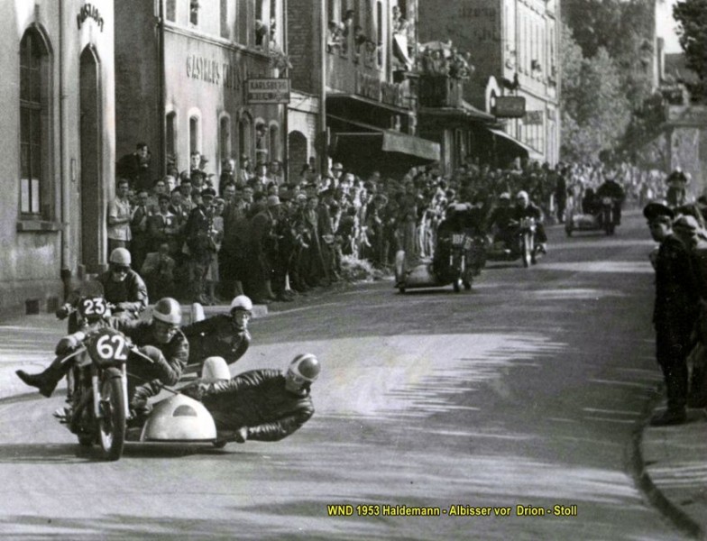 St. Wendel 1953 - Haldemann/Albisser vor Drion/Stoll
