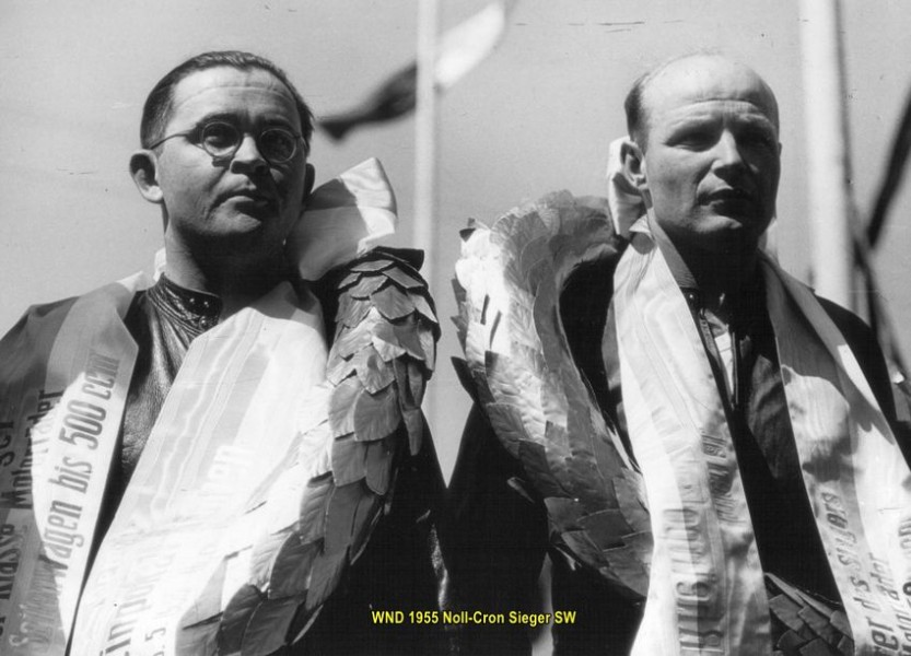 St. Wendel 1955 - Wilhelm Noll und Beifahrer Fritz Cron
