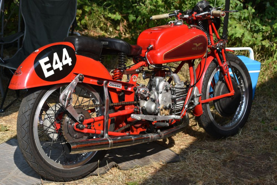 E44
Bernd Gräf, Ludwigshöhe
Moto Guzzi Dondolino, 1949, 500 ccm
