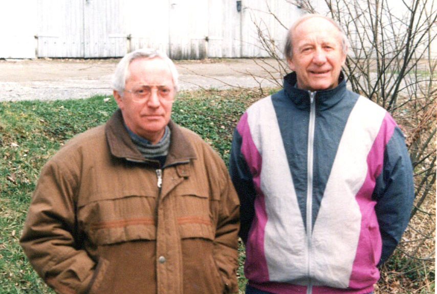 Dieter Beer links Hackebeil rechts Zschopau 1998