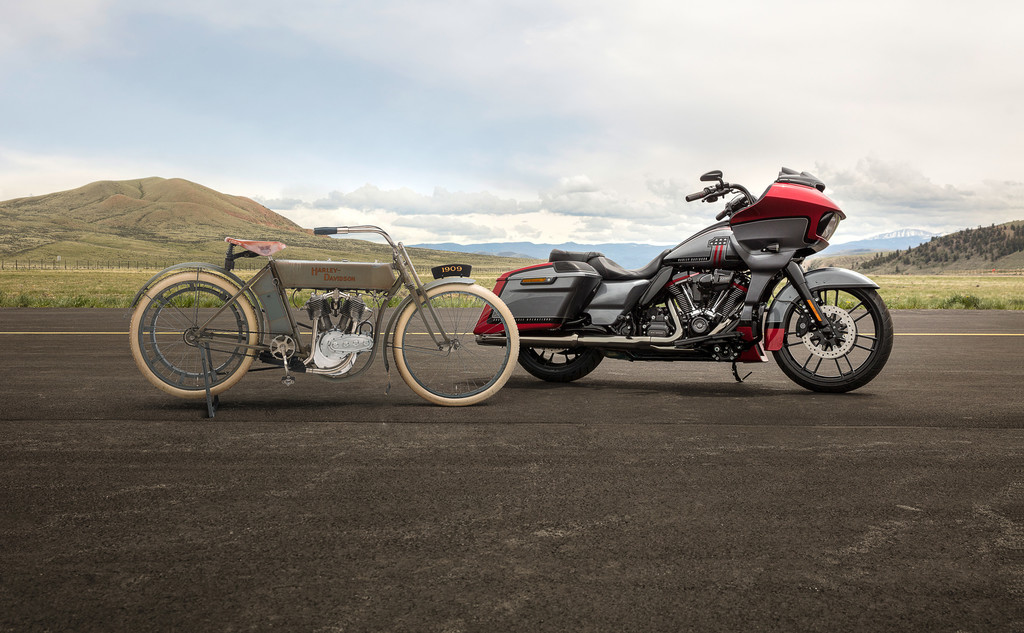 110 Jahre V2 Motoren von Harley Davidson