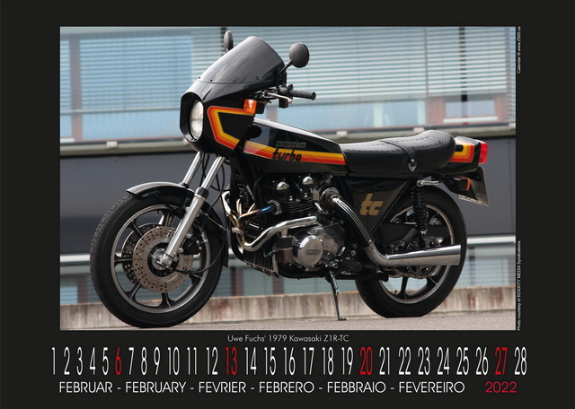 Z900us 2022 calendar Pic02
