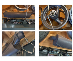 Buell EB1 S1 M2 Cyclone Rohrrahmenmodelle Schalldämpfer und Hinterrad neu