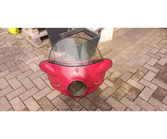 Harley Indian BMW Guzzi Oldtimer Verkleidung , Windschild CARELL
