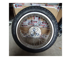 honda RS125 NF4  WHEELS AND ROTORS FRONT AND REAR - 2