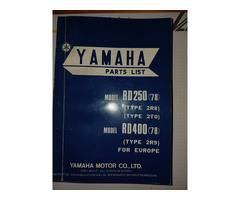 Yamaha Ersatzteillisten