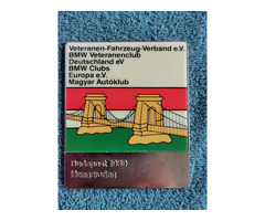 Konglomerat mit Motorradsport-Teilnehmerplaketten 1986 - 2000, 24 Stück - 2
