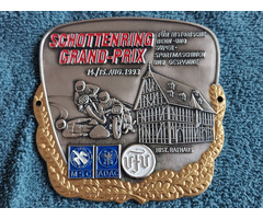Konglomerat mit Motorradsport-Teilnehmerplaketten 1986 - 2000, 24 Stück - 6