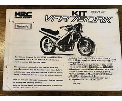 VFR750 NICO BAKKER endurance racebike 1985 HRC kit - 5