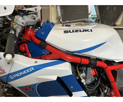 GSXR 1100 in Homemade steel frame & 18" PVM wheels - 2