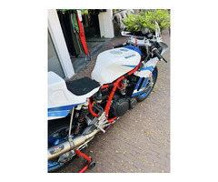 GSXR 1100 in Homemade steel frame & 18" PVM wheels - 5