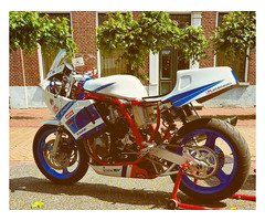 GSXR 1100 in Homemade steel frame & 18" PVM wheels - 6