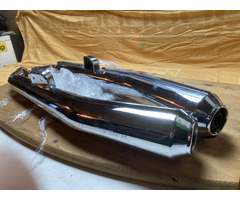 Satz Auspufftüten Schalldämpfer Lafranconi LAVERDA mit Falz Jota 3CL 1200 - 3