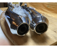 Satz Auspufftüten Schalldämpfer Lafranconi LAVERDA mit Falz Jota 3CL 1200 - 4