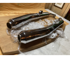 Satz Auspufftüten Schalldämpfer Lafranconi LAVERDA mit Falz Jota 3CL 1200 - 5
