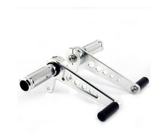 Fussrasten anlage rennmaschine caferacer universal - 4