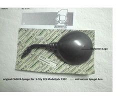 CAGIVA  Super City 125  Spiegel links  (SX ) NEU  NUOVO originale