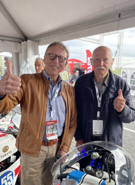 Marcel Ancone + Grand-Prix-Mechaniker Gerrit Veldscholten 

